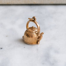 Load image into Gallery viewer, Vintage Articulated Kettle with Fish Charm