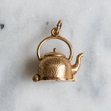 Load image into Gallery viewer, Vintage Articulated Kettle with Fish Charm