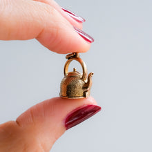 Load image into Gallery viewer, Vintage Articulated Kettle with Fish Charm