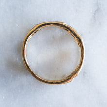Load image into Gallery viewer, 14K Yellow Gold Ring with Pierced Four-Letter Word