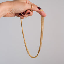 Load image into Gallery viewer, Vintage 18K Yellow Gold Multi-Strand Collier Necklace