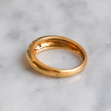 Load image into Gallery viewer, Vintage French 18K Yellow Gold Diamond Band
