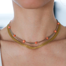 Load image into Gallery viewer, Vintage 18K Yellow Gold Multi-Strand Collier Necklace