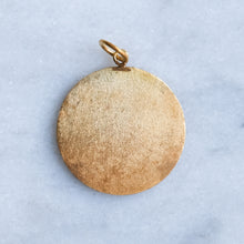Load image into Gallery viewer, Vintage Round QU'HIER QUE DEMAIN Augis Pendant
