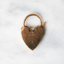 Load image into Gallery viewer, Vintage 9K Yellow Gold Heart Padlock Locket