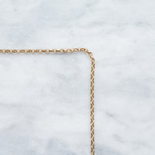 Load image into Gallery viewer, Vintage 18 inch 9K Yellow Gold Belcher Link Chain