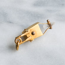 Load image into Gallery viewer, Belle Epoque Blue Paste Heart Wheelbarrow Charm