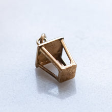 Load image into Gallery viewer, Vintage 14K Rose Gold Lantern Charm Pendant