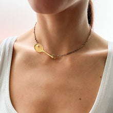 Load image into Gallery viewer, Vintage Retro era Pearl Tennis Racket Brooch