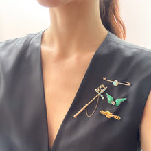 Load image into Gallery viewer, Antique Edwardian Opal Bar Brooch