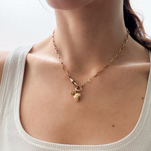 Load image into Gallery viewer, Vintage Heart and Bell Charm