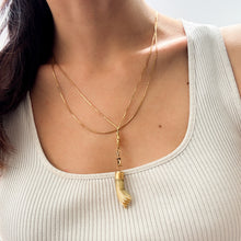 Load image into Gallery viewer, Antique 41 Inch Snake-Link Long Guard Watch Chain with Hand-Clasp