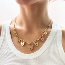 Load image into Gallery viewer, Vintage Engraved Large Heart Padlock