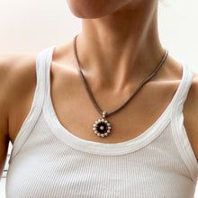 Load image into Gallery viewer, Victorian 14K Rose Gold Amethyst with Pearls Locket