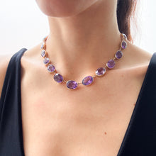 Load image into Gallery viewer, Antique Victorian Amethyst Rivière Necklace
