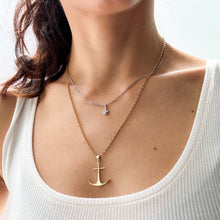 Load image into Gallery viewer, Vintage 14K Yellow Gold Anchor Pendant