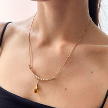 Load image into Gallery viewer, Antique Eagle Talon Claw Citrine Pendant
