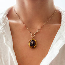 Load image into Gallery viewer, Antique Victorian Diamond Star Set Garnet Pendant