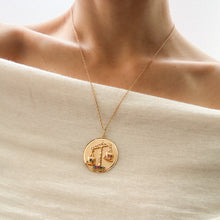 Load image into Gallery viewer, Vintage Retro Articulated I Love You Scale Pendant with Sapphires