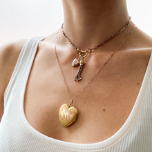 Load image into Gallery viewer, Antique 14K Yellow Gold Monogrammed Heart Locket