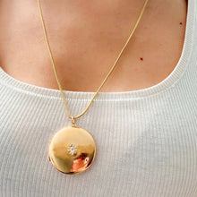 Load image into Gallery viewer, Antique Locket with Old Mine Cut Diamond