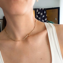 Load image into Gallery viewer, Antique 15.75 inch 14K Subtle Rose Gold Decorative Fetter-Link Watch Chain