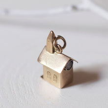 Load image into Gallery viewer, 14K Yellow Gold 3D Church Charm