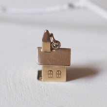 Load image into Gallery viewer, 14K Yellow Gold 3D Church Charm