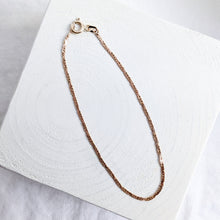 Load image into Gallery viewer, 7.5 inch 14K Rose Gold Fancy-Link Bracelet