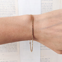 Load image into Gallery viewer, 7.5 inch 14K Rose Gold Fancy-Link Bracelet