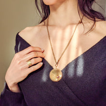 Load image into Gallery viewer, Antique 48 Inch 14K Yellow Gold Long Guard Rope Twist Chain with Slider and 8K Yellow Gold Dog Clip