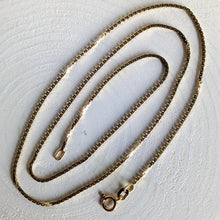 Load image into Gallery viewer, 20 inch 14K Yellow Gold Boxy S-Link Chain
