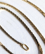 Load image into Gallery viewer, 20 inch 14K Yellow Gold Boxy S-Link Chain