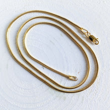 Load image into Gallery viewer, 16.5 Inch 14K Yellow Gold Snake Chain