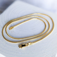 Load image into Gallery viewer, 16.5 Inch 14K Yellow Gold Snake Chain