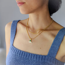 Load image into Gallery viewer, 18 inch 14K Yellow Gold Snake Chain