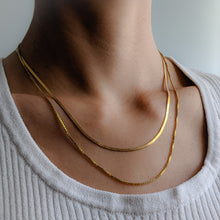 Load image into Gallery viewer, 20 inch 14k Yellow Gold Box Chain, 50 cm 1.2mm Box Chain Necklace