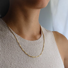 Load image into Gallery viewer, 20 inch 14k Yellow Gold Box Chain, 50 cm 1.2mm Box Chain Necklace