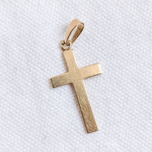 Load image into Gallery viewer, 14K Yellow Gold Minimalist Crucifix Pendant
