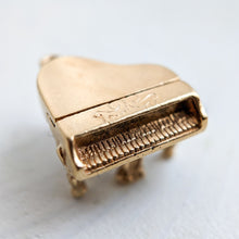 Load image into Gallery viewer, 14K Yellow Gold Baby Grand Piano Charm
