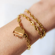 Load image into Gallery viewer, 14K Yellow Gold Baby Grand Piano Charm