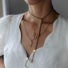 Load image into Gallery viewer, 10K Yellow Gold Ostby & Barton Diamond and Pearl Drop Pendant