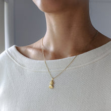 Load image into Gallery viewer, 14K Yellow Gold Cat Charm