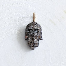 Load image into Gallery viewer, Diamond Hamsa Charm Pendant