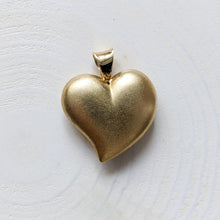 Load image into Gallery viewer, 14K Yellow Gold Puffy Witch's Heart Pendant