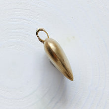 Load image into Gallery viewer, 14K Yellow Gold Puffy Witch's Heart Pendant