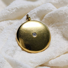 Load image into Gallery viewer, Antique 14K Yellow Gold Diamond Monogrammed Locket