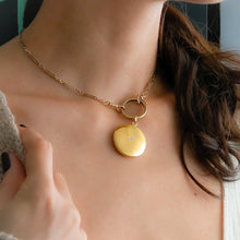 Load image into Gallery viewer, Antique 14K Yellow Gold Diamond Monogrammed Locket