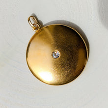 Load image into Gallery viewer, Antique 14K Yellow Gold Diamond Monogrammed Locket