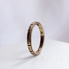 Load image into Gallery viewer, Art Deco 18K Yellow Gold Orange Blossom Stacking Band Size US 6 / UK L.5